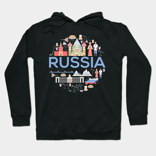 Russia concept Hoodie by Mako Design 